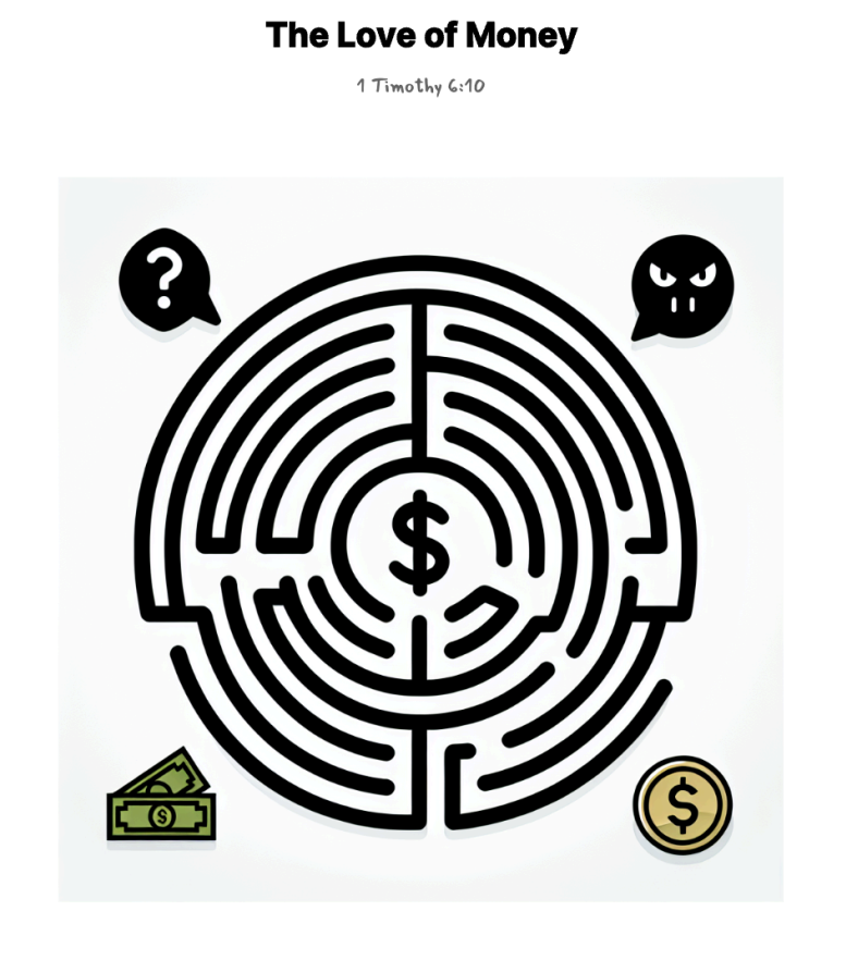 The Love of Money maze